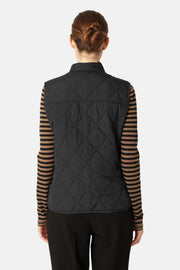 Ilse Jacobsen - Quiltet short vest - Sort