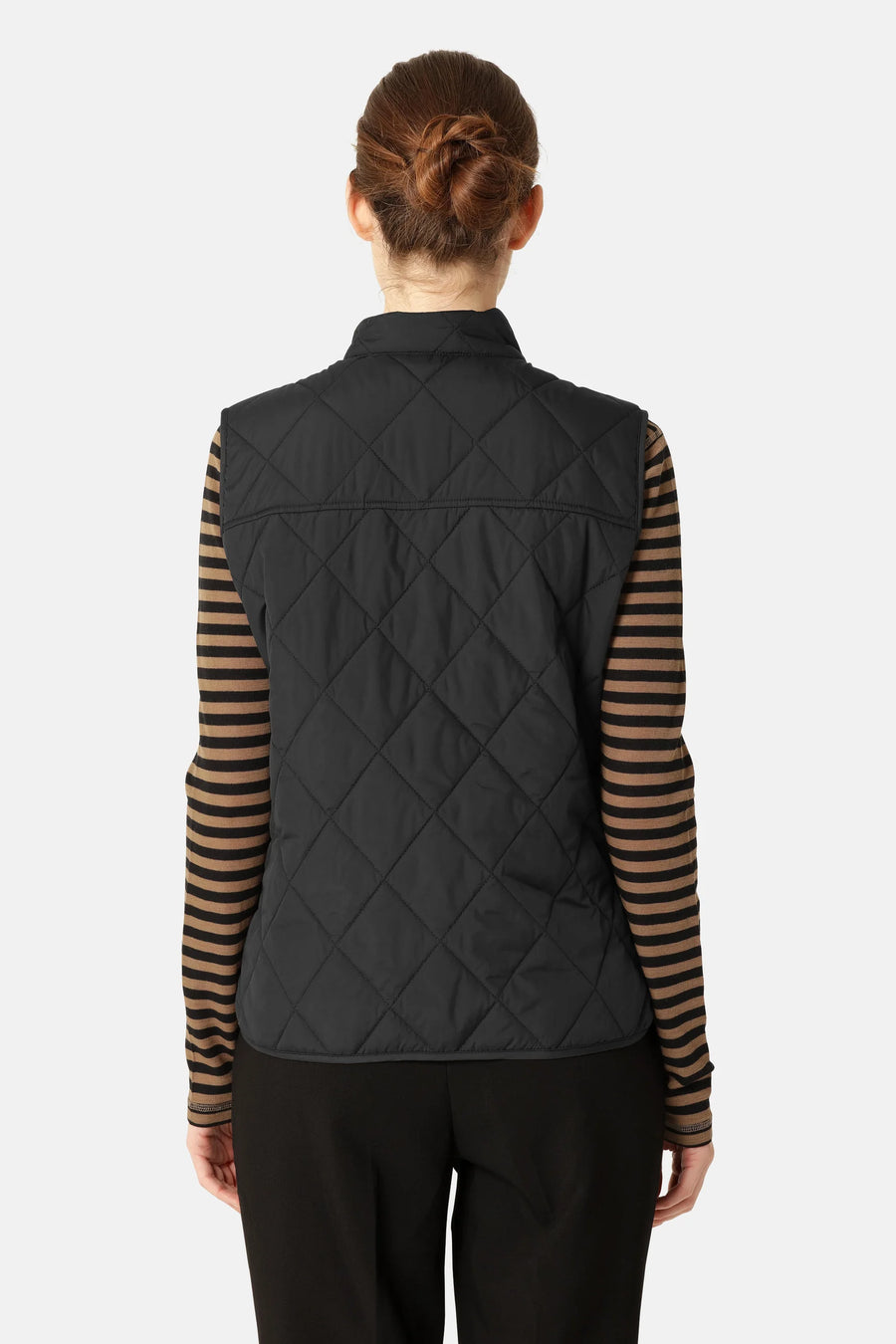 Ilse Jacobsen - Quiltet short vest - Sort