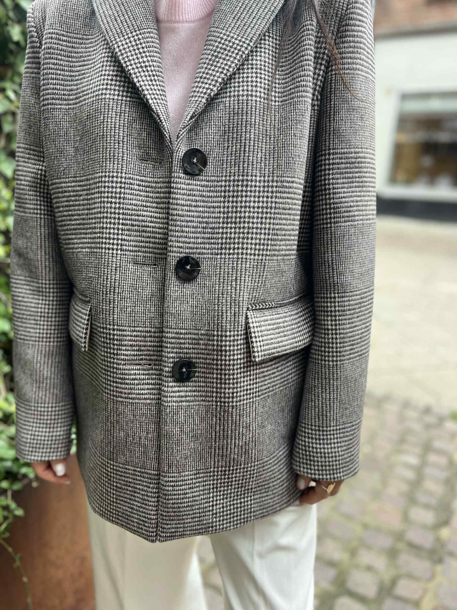 Part Two - Seline coat - Brown check