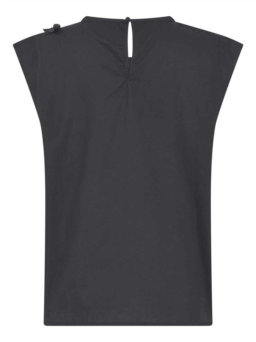 Lundgaard - Top - Black flowers