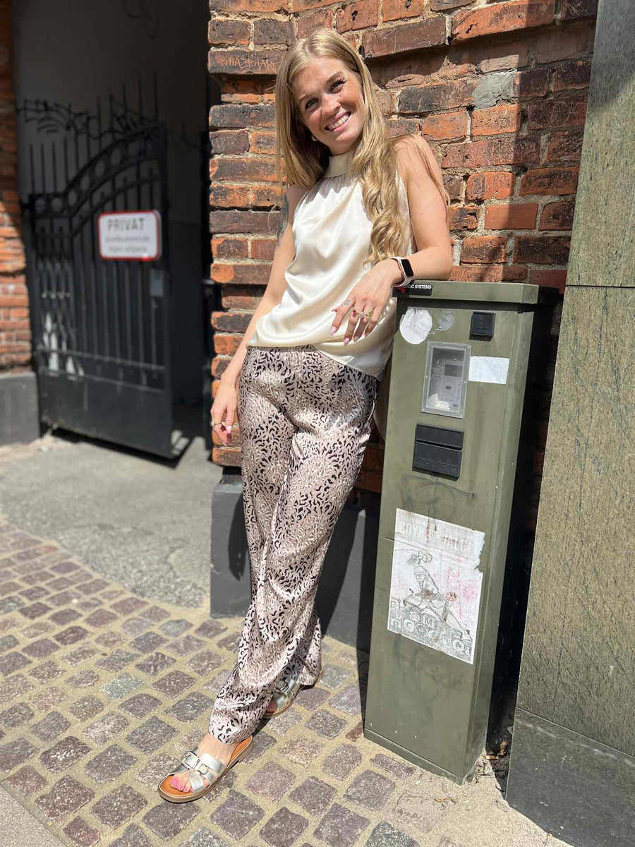Charlotte Sparre - Wide pants - Spunk taupe