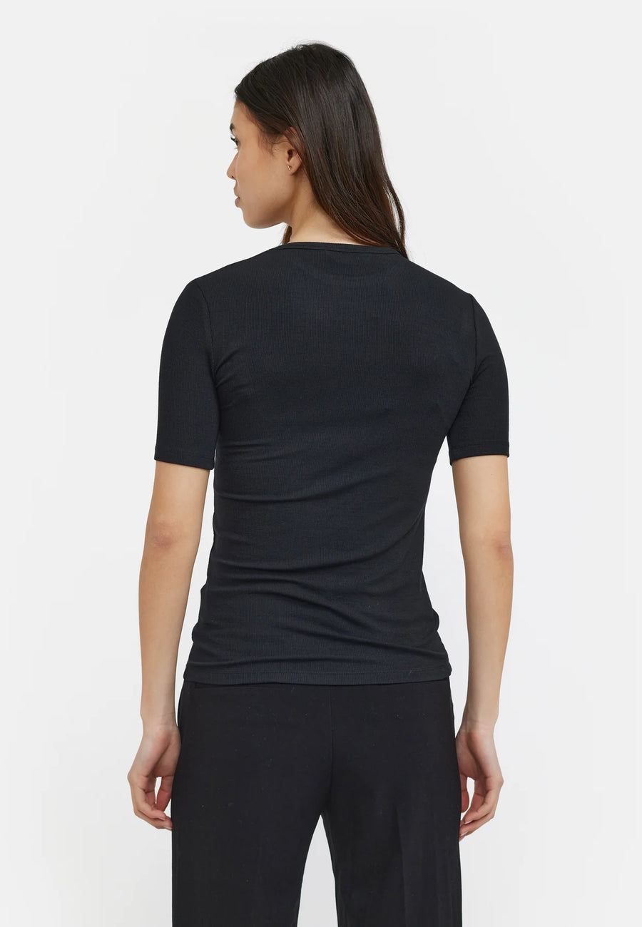 Soft Rebels - Fenja SS Top - Black