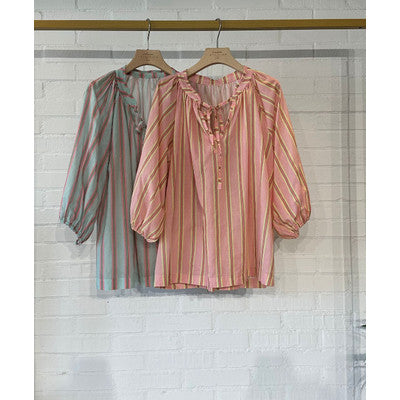 PREORDER Boho Love - Stribet bluse
