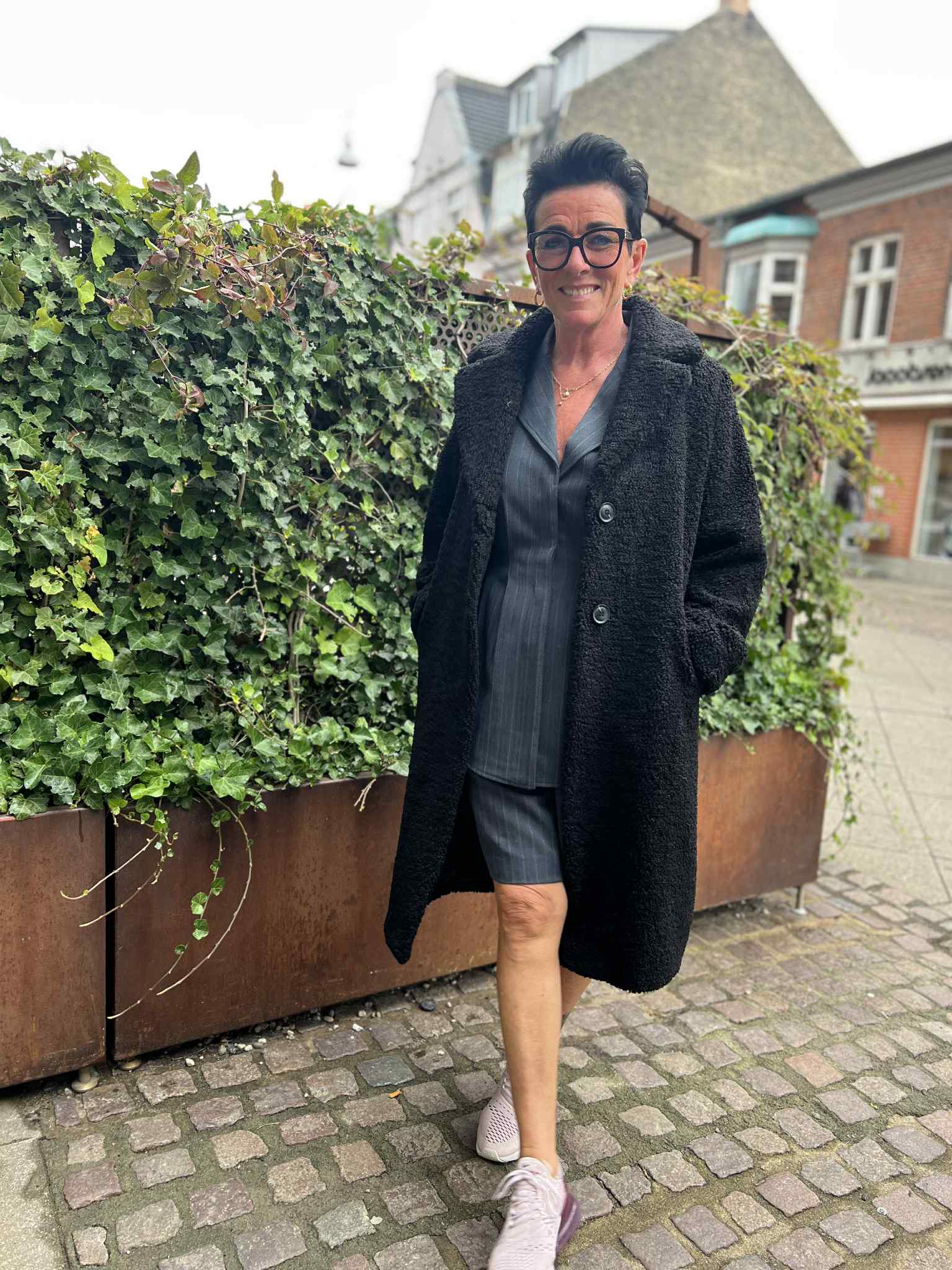 Mauritius - Marifee teddy coat - sort