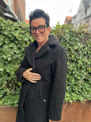 Mauritius - Marifee teddy coat - sort