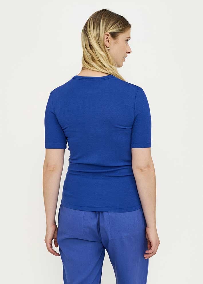 Soft Rebels - Fenja SS top - Ultra marine