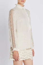 Bruuns Bazaar - Camilla Venya Shirt - Silver cloud