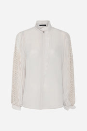 Bruuns Bazaar - Camilla Venya Shirt - Silver cloud