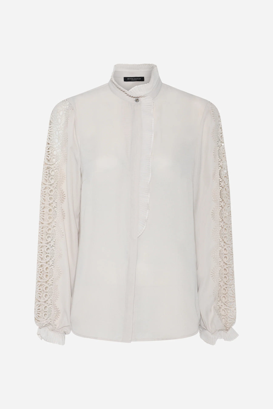 Bruuns Bazaar - Camilla Venya Shirt - Silver cloud