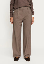 Soft Rebels - Vilja midwaist loose pant - Coffee quartz