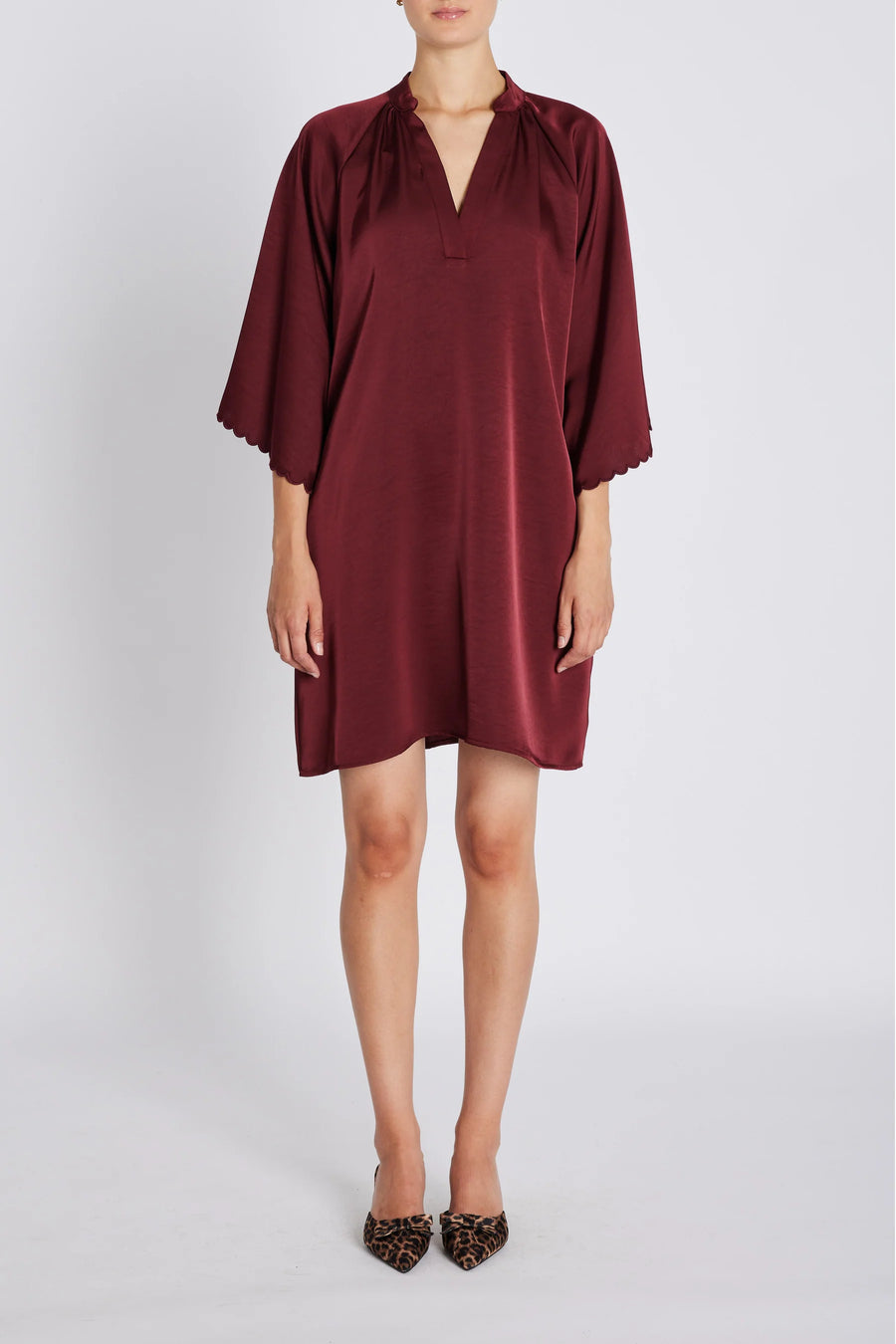 Bruuns Bazaar - Beckia Wendisa Dress - Burgundy